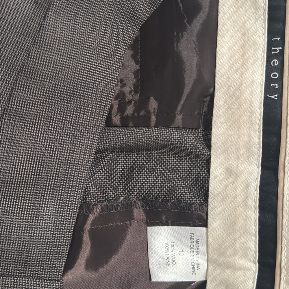 Theory Size 10, Lightweight 100% Wool Womens Work… - image 4